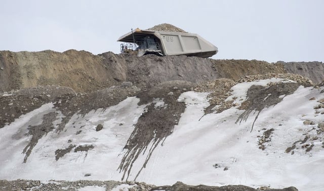 Teck's Highland Valley Copper mine is pictured in British Columbia's interior, Sunday, March 26, 2017. 