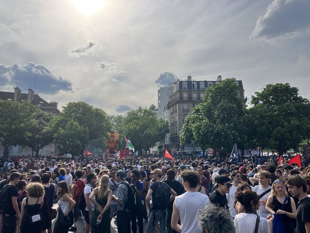 La place de la Nation, dans le douzième arrondissement de la capitale, a servi de point de ralliement.