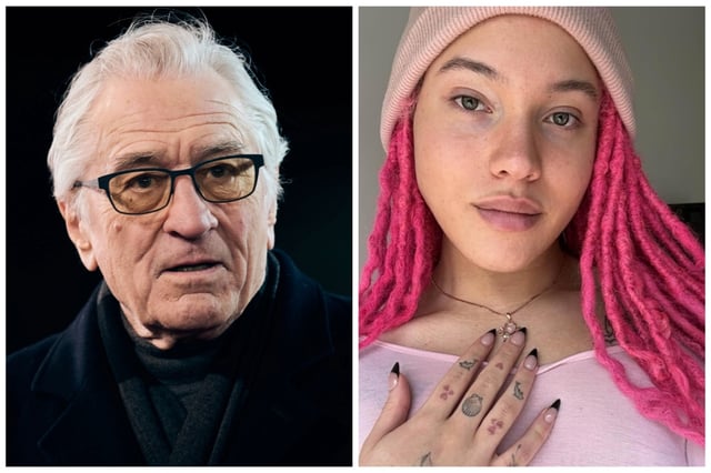 Robert De Niro, left, and his daughter Airyn De Niro. (Getty Images; voiceofairyn/Instagram)