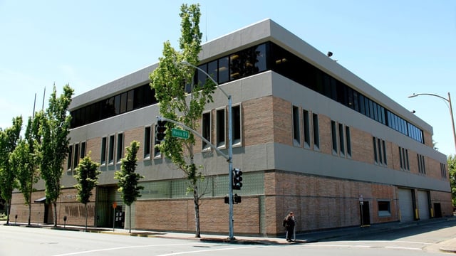 MediaNews Group has acquired The Press Democrat in Santa Rosa and its sister publications from Sonoma Media Investments. The Press Democrat building is seen at 427 Mendocino Ave. in this 2016 photo uploaded to Wikipedia.org. (Photo courtesy of Chrisw80 at Wikipedia.org)