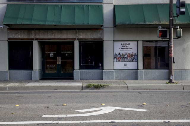 The Press Democrat in Santa Rosa, as seen in 2023. The publication has been purchased by Alden Capital.