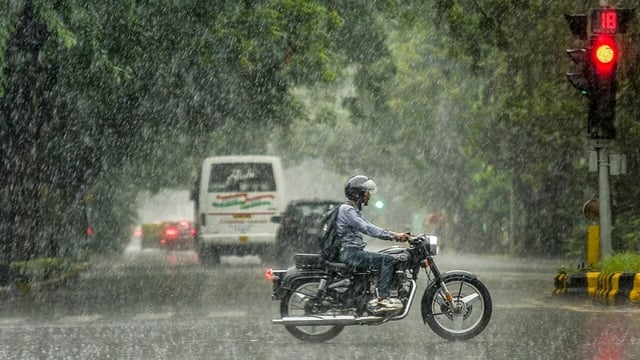 Weather Update: Delhi gripped by heavy rain, thunderstorms. Red alert issued, flights affected