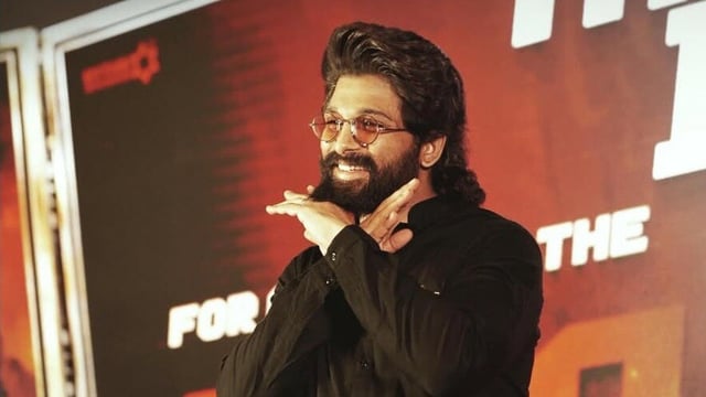 Allu Arjun recreates Pushpa pose, admits being 1st South star with six-pack abs