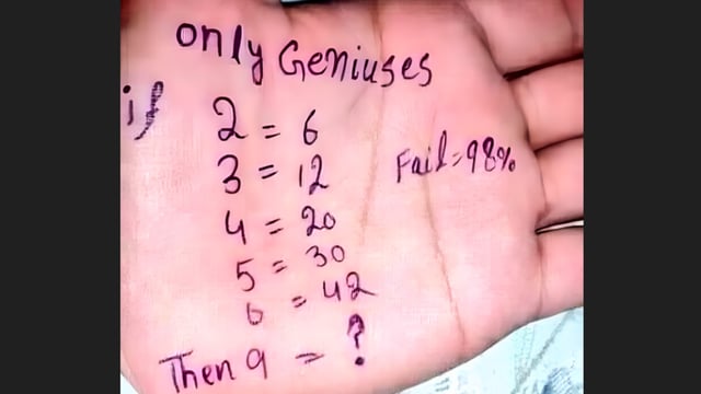  A maths brain teaser puzzled the internet with tricky number patterns.