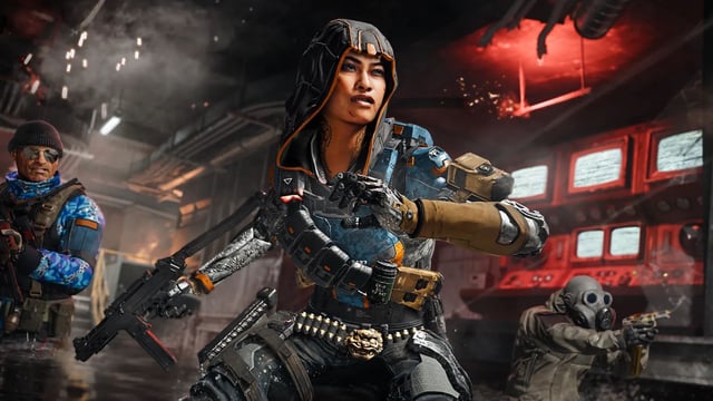 Black Ops 6 Operator with Ladra SMG