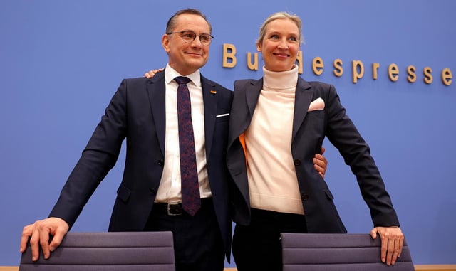 Alternativa para Alemania dice que su clasificación como extremista es un golpe a la democracia