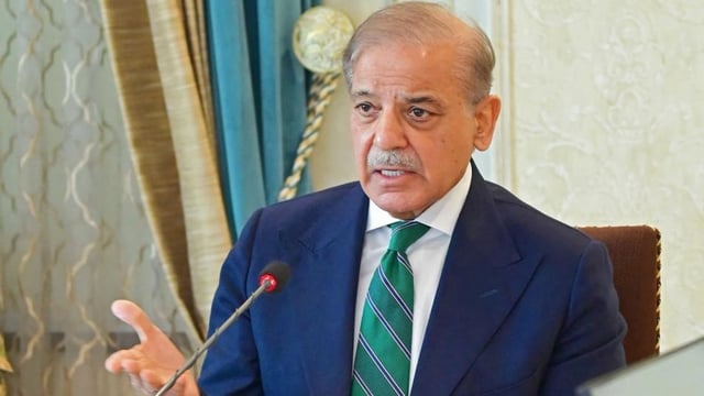 Pakistan Prime Minister Shehbaz Sharif in Islamabad.