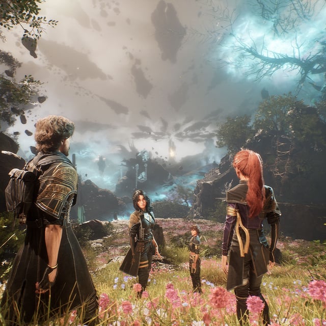 The Clair Obscur: Expedition 33 RPG team venturing forth into the unknown to defeat the Paintress