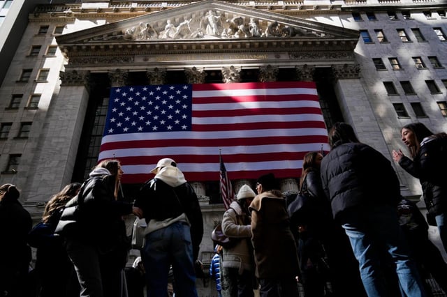 FILE – The New York Stock Exchange is seen in New York, Wednesday, Feb. 26, 2025. (AP Photo/Seth Wenig, File)