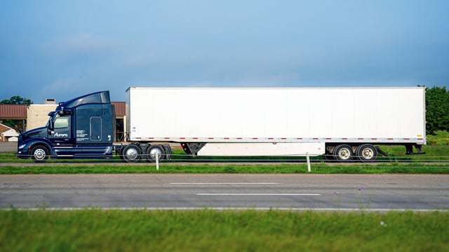 Aurora's self-driving tech suite is known as the Aurora Driver.