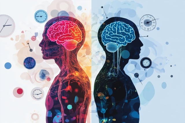 The researchers also found that people with advanced biological age also had changes in their brain that are associated with dementia, such as loss of gray matter volume. Credit: Neuroscience News