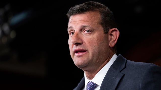 Rep. David Valadao, R-Calif., speaks during the Congressional Hispanic Conference press conference in the U.S. Capitol on Tuesday, March 25, 2025.