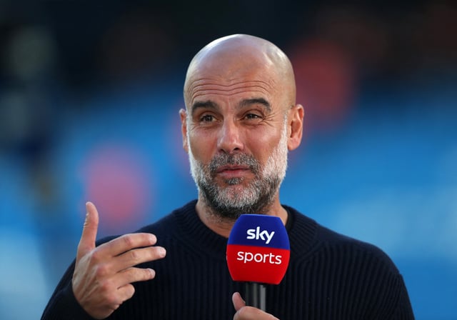 Soccer Football - Premier League - Manchester City v Wolverhampton Wanderers - Etihad Stadium, Manchester, Britain - May 2, 2025 Manchester City manager Pep Guardiola speaks to the media before the match REUTERS/Scott Heppell