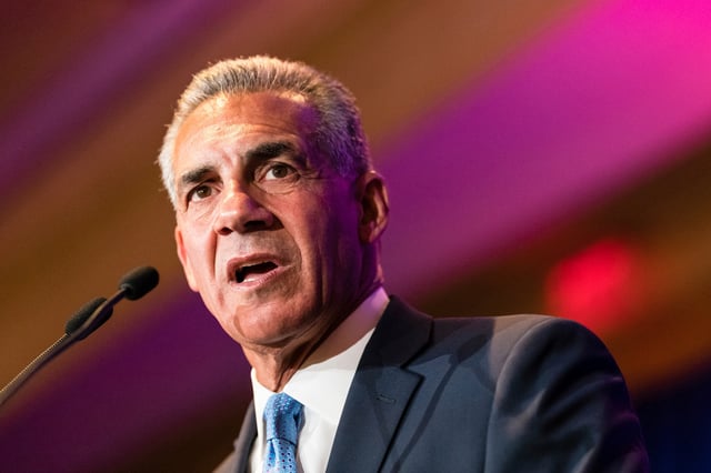 Jack Ciattarelli, Republican candidate for New Jersey governor, at his election night party in Bridgewater, N.J., on Nov. 3, 2021.