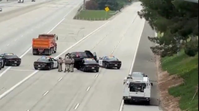 A Los Angeles high-speed car chase ended up in a fatal crash