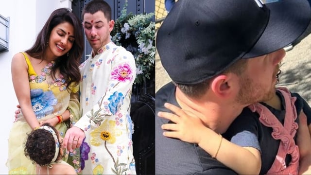 Priyanka Chopra posted a picture of Nick Jonas and Malti.