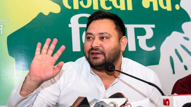 Rashtriya Janata Dal leader Tejashwi Yadav