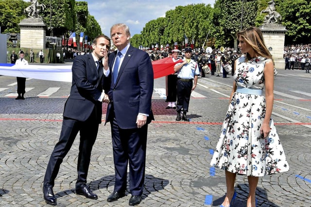 Donald Trump rêve d'organiser un défilé militaire à Washington depuis qu’il a assisté au défilé du 14 Juillet sur les Champs-Élysées en 2017.
