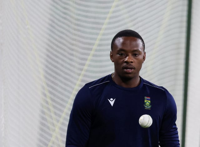 Cricket - ICC Men's Champions Trophy - Semi Final - South Africa Practice - Gaddafi Stadium, Lahore, Pakistan - March 4, 2025 South Africa's Kagiso Rabada during practice REUTERS/Akhtar Soomro/File Photo