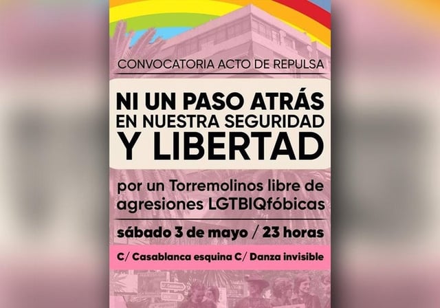Cartel anunciador de la protesta de este sábado