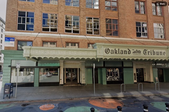 A woman was shot Friday night at Pierre Pierre restaurant in the Tribune Tower in downtown Oakland. 