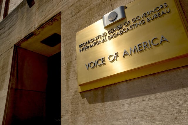 The Voice of America building in June 2020 in Washington, DC.