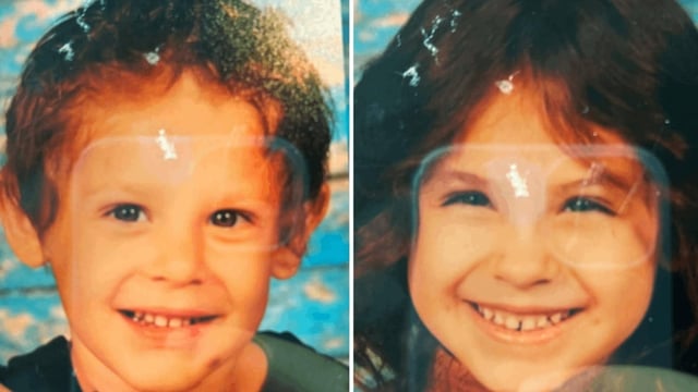 Jack Sullivan, 4, left, and Lily Sullivan, 6, were reported missing on Friday.