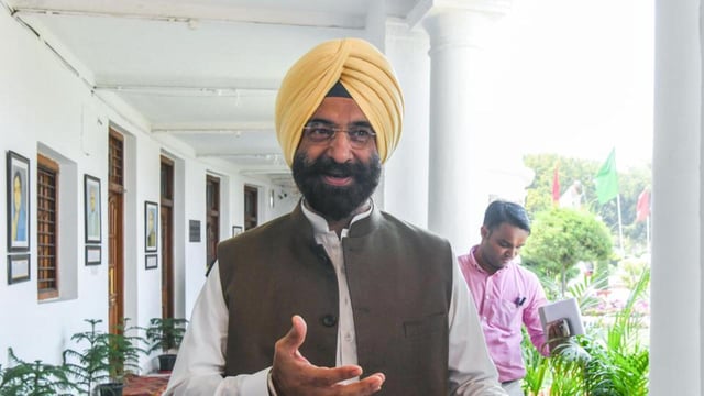 Delhi minister Manjinder Singh Sirsa. (ANI)