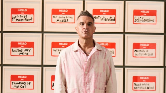Robbie Williams’s art is on show at the Moco Museum in London