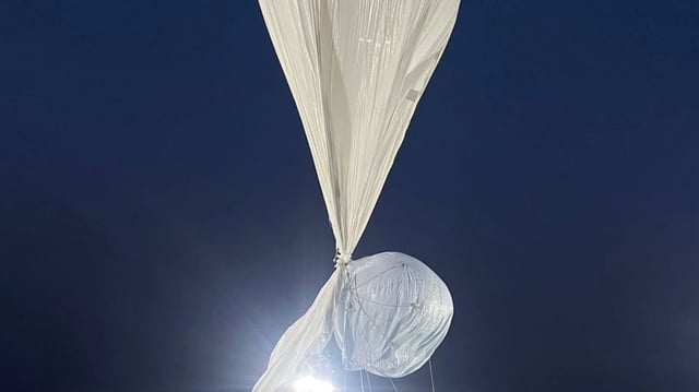 The airship platform was launched with an instrumental payload to an altitude of around 17 kms.