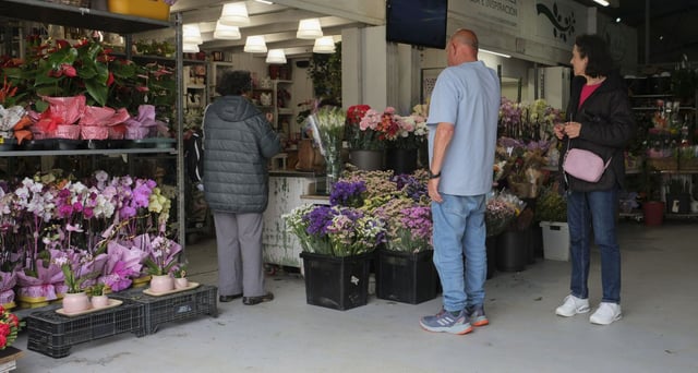 Las floristerías son uno de los puntos clave de compras para el Día de la Madre. |  Roi Cruz