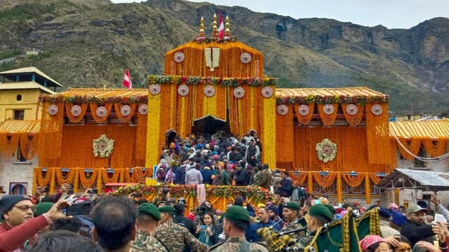 Last year, 1.4 million devotees visited the Badrinath shrine, while 1.8 million in 2023.
