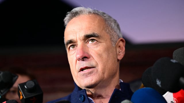 Calin Georgescu, le 26 novembre 2024 à Izvorani, en Roumanie.