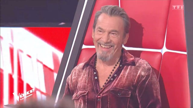 Florent Pagny durant la finale de la saison 14 de « The Voice »