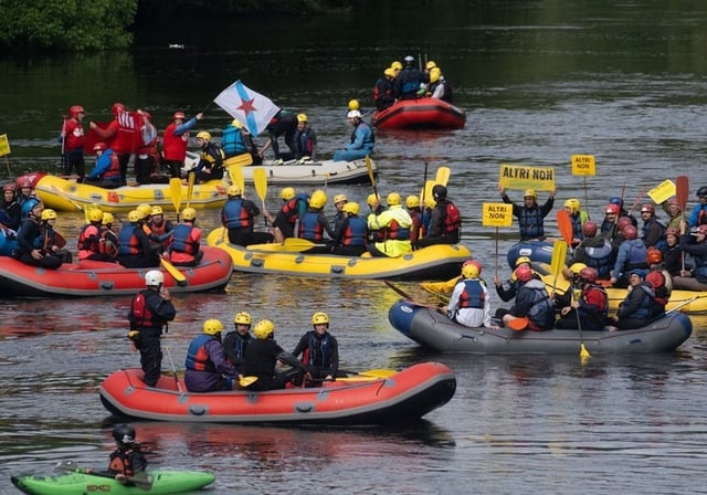 Imagen del descenso por el río Ulla