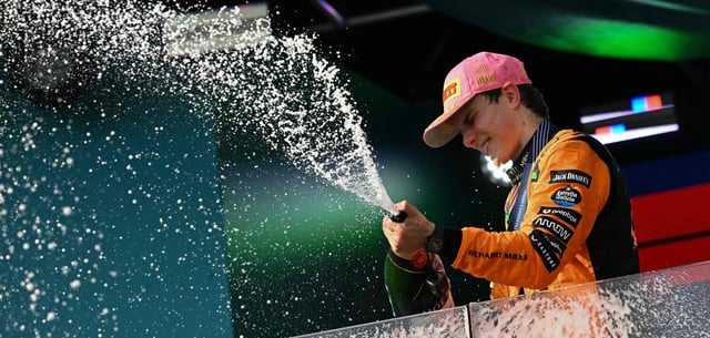 Oscar Piastri dominiert in seinem McLaren derzeit die Formel 1
