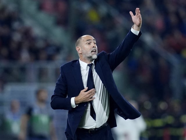 Soccer Football - Serie A - Bologna v Juventus - Stadio Renato Dall'Ara, Bologna, Italy - May 4, 2025 Juventus coach Igor Tudor reacts REUTERS/Matteo Ciambelli