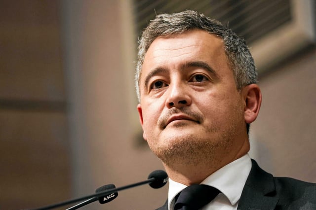 Le garde des Sceaux Gérald Darmanin à Roubaix, le lundi 3 mars.
