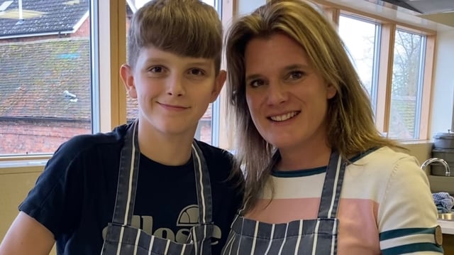 Ellen Roome with Jools, who died in 2022. She believes he lost his life after an online challenge went wrong
