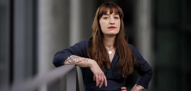 Heidi Reichinnek (Die Linke) aufgenommen in Berlin, 09.04.2025.