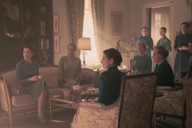 Diana Bentley, Ever Carradine, Vanessa Burns, Robin Schisler, Angela Vint and Melissa Cossey in Season 6 of "The Handmaid's Tale."