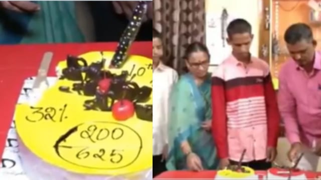 The boy scored 200 out of 625 marks, about 32 per cent, falling short of the minimum marks required to pass.