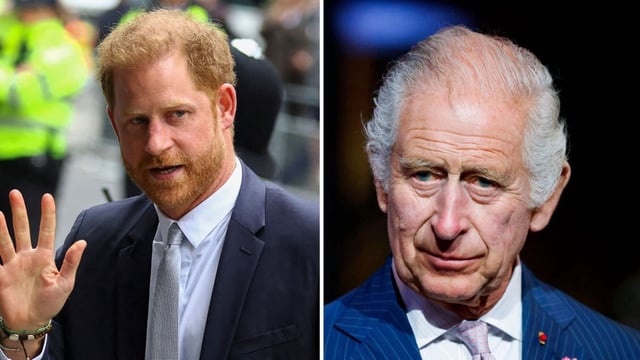 Expert reveals ‘real reason’ why King Charles isn't talking to Prince Harry (REUTERS/Hannah McKay/File Photo, Ludovic Marin, Pool via AP, File)