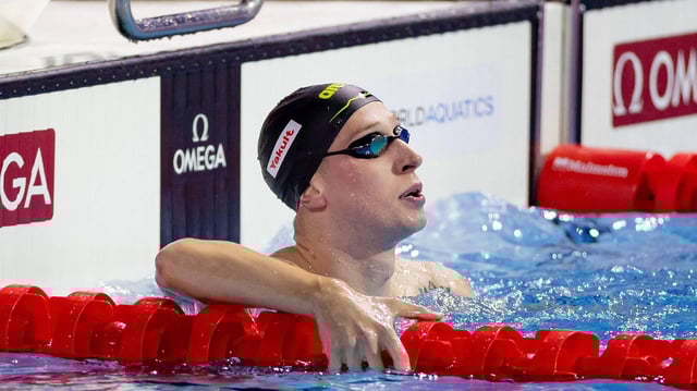Florian Wellbrock im Wasser
