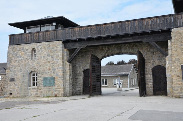 Campo de concentración de Mauthausen en Mauthausen, Austria.