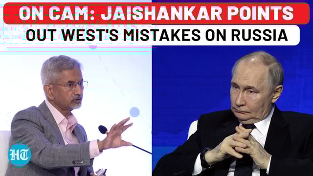 On Cam: Jaishankar targets West, points out its mistakes on Russia| Ukraine war