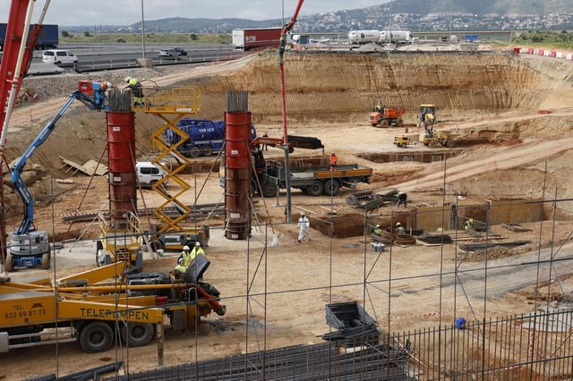 Obras de emergencia para la reconstrucción de los puentes de la A-7 sobre el barranco del Poyo