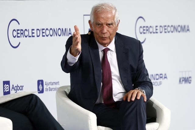 Josep Borrell en el Cercle d'Economia.