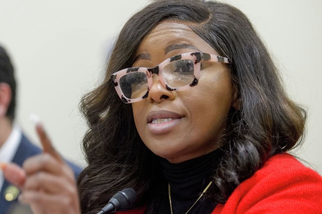 Rep. Jasmine Crockett, D-Texas, has hit back at President Donald Trump after he questioned her intelligence.