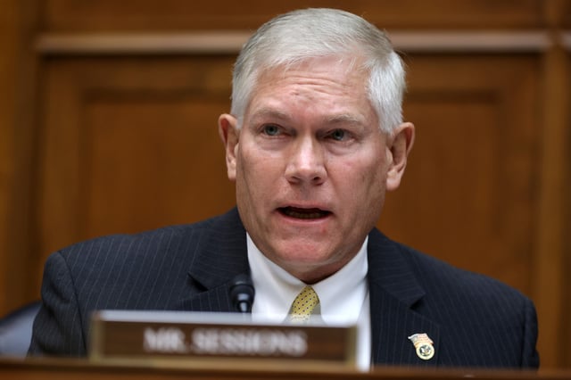 Representative Pete Sessions, a Texas Republican speaks during a hearing in Washington, D.C. on July 29, 2021.